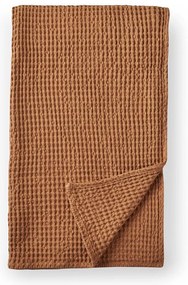 Barna pamut takaró 150x200 cm Jaipur Chunky Waffle – Pineapple Elephant