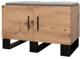 Előszobabútor Amanda 18 (artisan tölgy + sötétszürke). 1086013