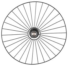 Matt fekete mennyezeti lámpa ø 60 cm Chapeau – Trio