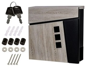 STILISTA Postaláda újságtartóval Oslo 37 x 37 x 10 cm