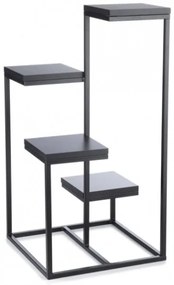 KASKADA virágtartó állvány 79x40 cm fekete