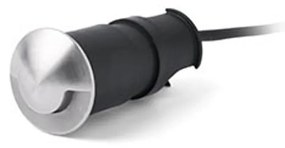 FARO KANE-1 kültéri beépíthető lámpa, tápegység nélkül, nikkel, 3000K melegfehér, beépített LED, 3W, 120 lm, IP67, 70660