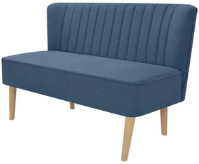 kék szövetkanapé 117 x 55,5 x 77 cm