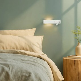 RENDL ODEON nástěnná s podsvícením bílá 230V LED 8+3W 30° 3000K