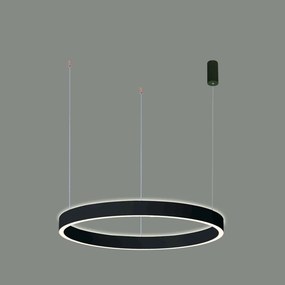 ITALUX 5902854538010 BRASCO Modern Led Függesztett Lámpa Fehér, Fekete LED IP20