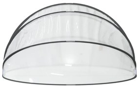 Kerek PVC medencekupola 406x203 cm