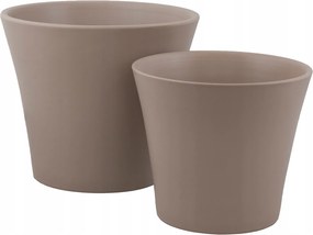 Bézs Virágtartó Szett kerámia modern stílus