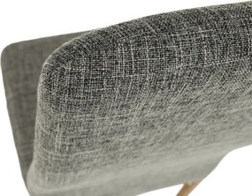 Szék, világosszürke anyag/bükk, COLETA NOVA