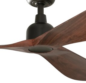 FARO 34362 - Mennyezeti ventilátor OUTWOOD L barna/fekete átm. 150 cm IP44 + távirányító