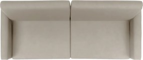 Elegantia kanapé félmagas ágyhoz 160 cm - krém Ado 1601 Halva szövet