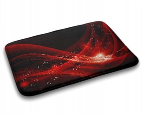 Fürdőszobaszőnyeg szőnyeg Piros absztrakt 75x45