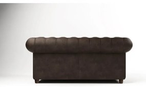 Sötétbarna bársony kanapé 184 cm Cambridge – Ropez