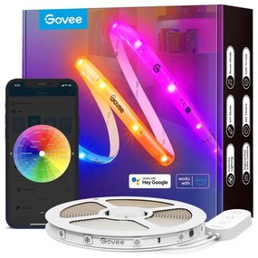 Govee Govee - Wi-Fi RGBIC Smart PRO LED Szalag 10m - extra tartós GV0017