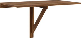 vidaXL barna tölgy szerelt fa összecsukható fali asztal 100x60x56 cm