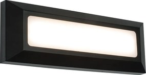 ENDON 61211 SEVERUS Modern Kültéri Fali Lámpa Fekete LED IP44