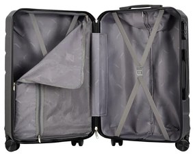 BONTOUR “SPINNER” Nagy Duplakerekes Gurulós bőrönd, 76x50,5x29,5 cm, Fekete