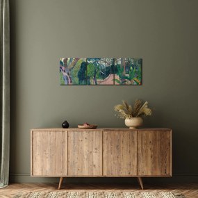 Kép - Paul Gauguin, Te raau rahi (The Big Tree), reprodukciók (órával) (90x30 cm)