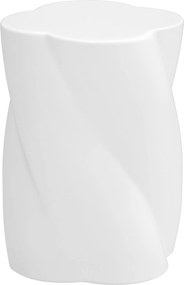 Outsunny Kerámia Spirál Zsámoly 120kg Teherbírás Ø33 x 45 cm Időjárásálló Kerti Zsámoly Fedéllel Oldaltámasz Virág Zsámoly Lábpihenő Beltéri Kültéri K