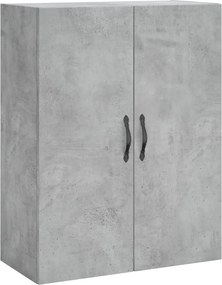 vidaXL betonszürke szerelt fa fali szekrény 69,5 x 34 x 90 cm