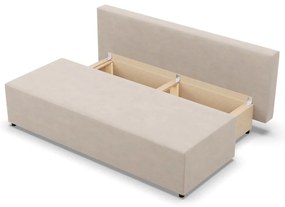 Nobu kanapé, bársony, bézs