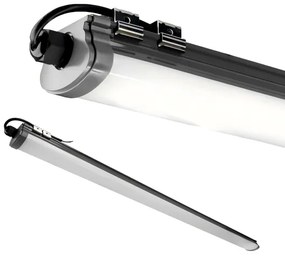 LED Pultmegvilágító LED/60W/230V 6000K 120 cm IP65 fekete