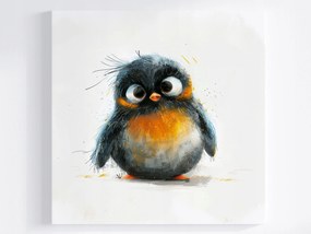 Poszter Aranyos Pingvin Gyerek Rajz Dekoráció 40x40