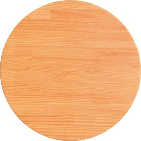 vidaXL viaszbarna tömör fenyőfa kerek asztallap Ø70 x 2,5 cm