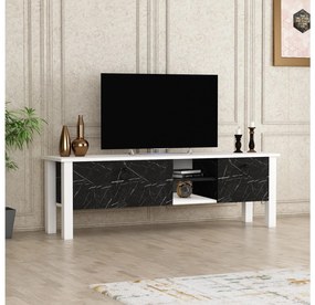 TV asztal/szekrény Tuteku 2 (fehér + fekete) . 1095362