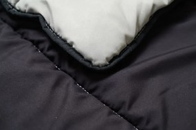 Egész éves steppelt paplan 140x200 cm üreges szálból, fekete