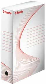 Archiválódoboz, A4, 80 mm, karton, ESSELTE Standard, fehér (E128080)