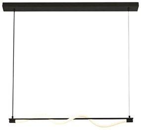 Searchlight 57211BK - SERPENT LED 15W 230V fekete függeszték