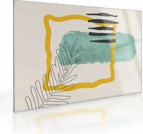 Üveg kép - Absztrakt lapok N⁰2 (70x50 cm)