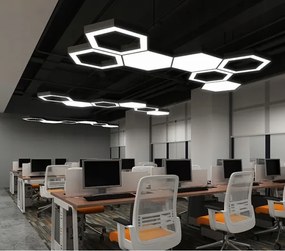 LED csillár zsinóron LED/20W/230V fekete