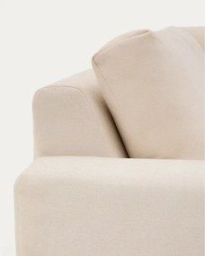 Bézs zsenília sarokkanapé (variálható sarok-L alakú) Alea – Kave Home