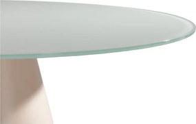 Kerek étkezőasztal üveg asztallappal ø 120 cm Vida – MOME