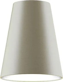 RENDL CONNY 25/30 asztali lámpaernyő Monaco galambszürke/ezüst PVC max. 23W