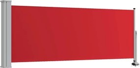 vidaXL piros behúzható oldalsó teraszi napellenző 100 x 300 cm
