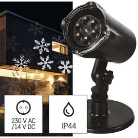 LED Karácsonyi kültéri projektor LED/3,6W/230V IP44 hideg fehér