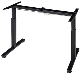Juskys Irodai asztal 160x75cm - fekete