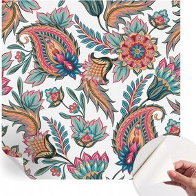 Öntapadós tapéta Fali furnér 3D hatás Keleti minta 250x250 cm