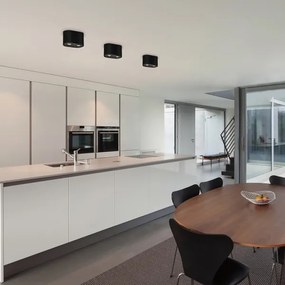 Rabalux 2051 - Spotlámpa KOBALD 2xGU10/42W/230V fekete