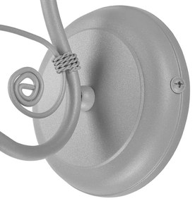 Fali lámpa RETRO II 1xE27/60W/230V ezüst