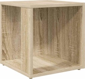 vidaXL sonoma tölgy színű szerelt fa kisasztal 33 x 33 x 34,5 cm