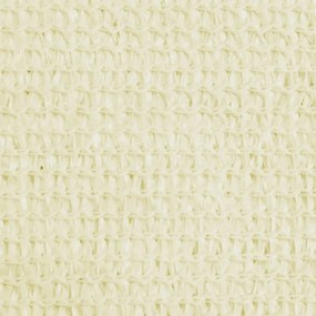 krémszínű HDPE napvitorla 160 g/m² 3 x 5 m