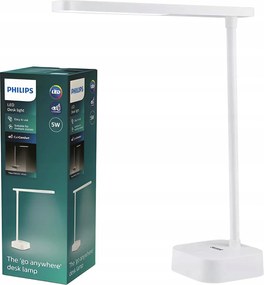 Iskolai éjjeli Led asztali lámpa Tilpa 5W 5000K Tompítható Fehér Philips