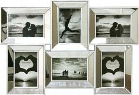 Képkeret Collage Tükör Fehér 55X37,5X2,5CM