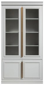 Világosszürke borovi fenyő tálalószekrény 110x215 cm Organize – BePureHome