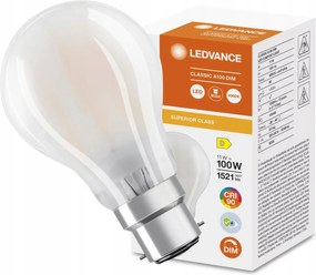 Led izzó B22d A60 11W 100W 1521lm 4000K300° CRI90 Tompítható