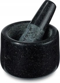 Holm Mortar Gránit mozsár törővel, fekete
