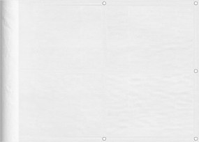 vidaXL fehér 100% oxford poliészter erkélyparaván 75 x 800 cm